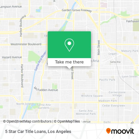 5 Star Car Title Loans map