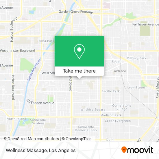 Wellness Massage map