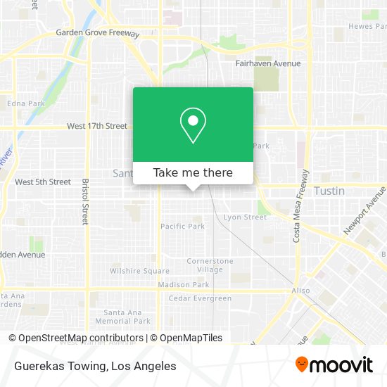 Guerekas Towing map