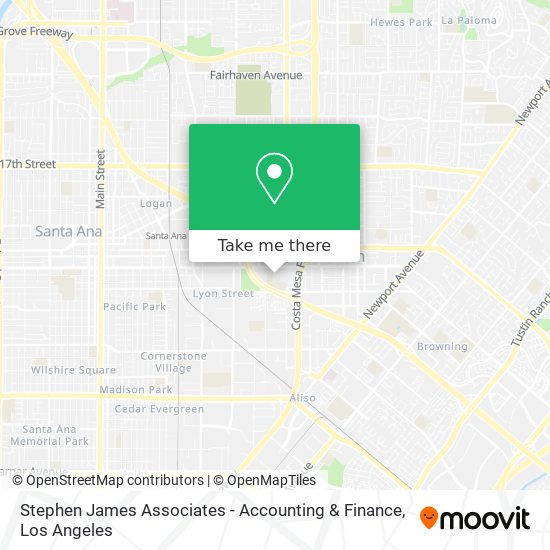 Mapa de Stephen James Associates - Accounting & Finance