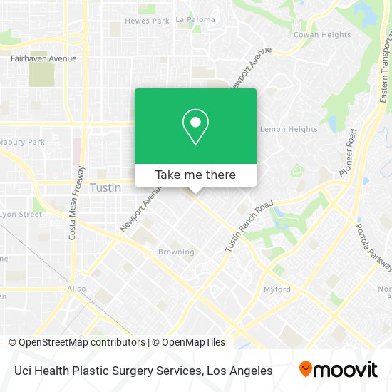Uci Health Plastic Surgery Services map