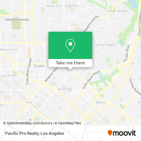 Pacific Pro Realty map