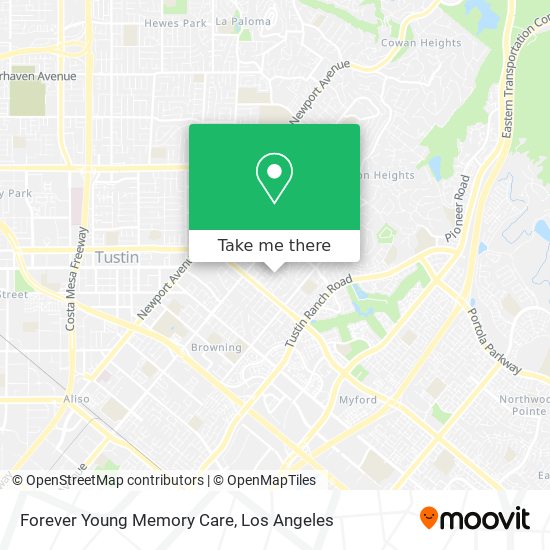 Forever Young Memory Care map