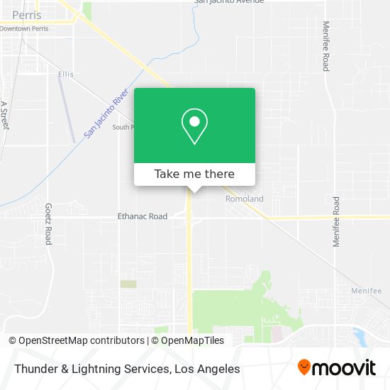 Thunder & Lightning Services map