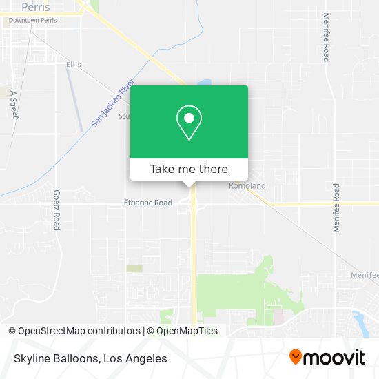 Skyline Balloons map