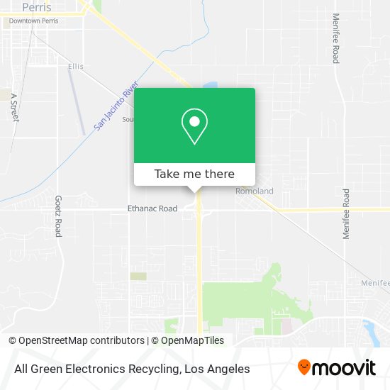 Mapa de All Green Electronics Recycling