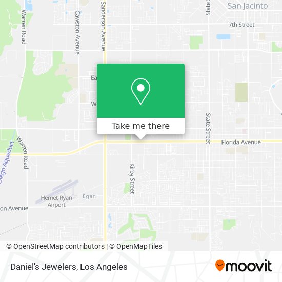 Daniel's Jewelers map