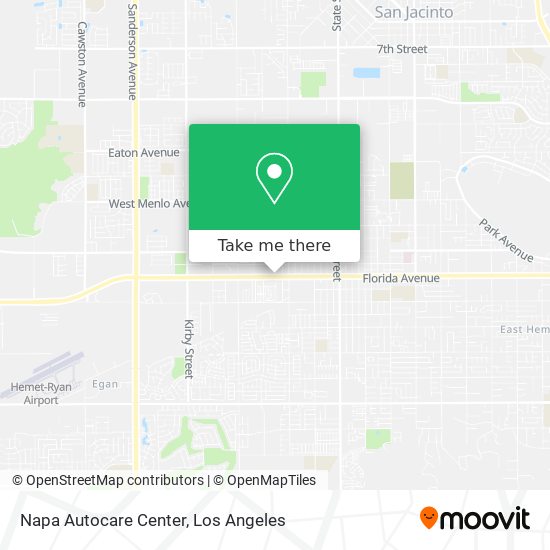 Napa Autocare Center map