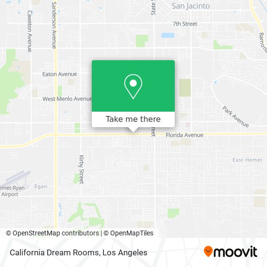 Mapa de California Dream Rooms