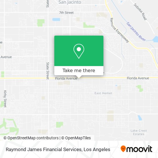 Raymond James Financial Services map