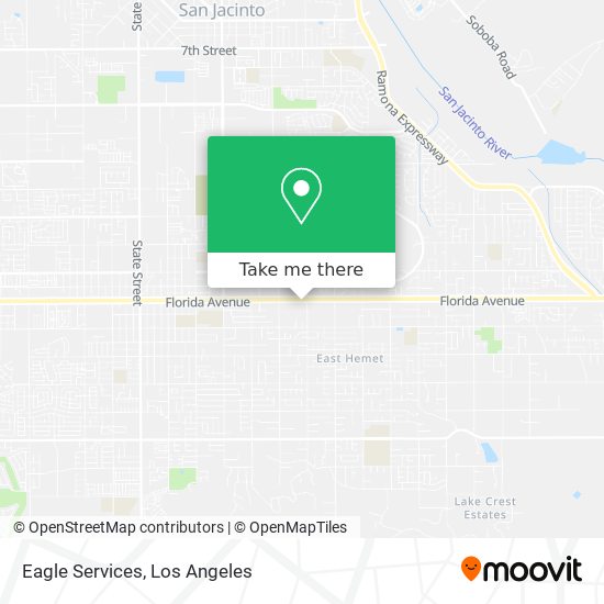 Eagle Services map