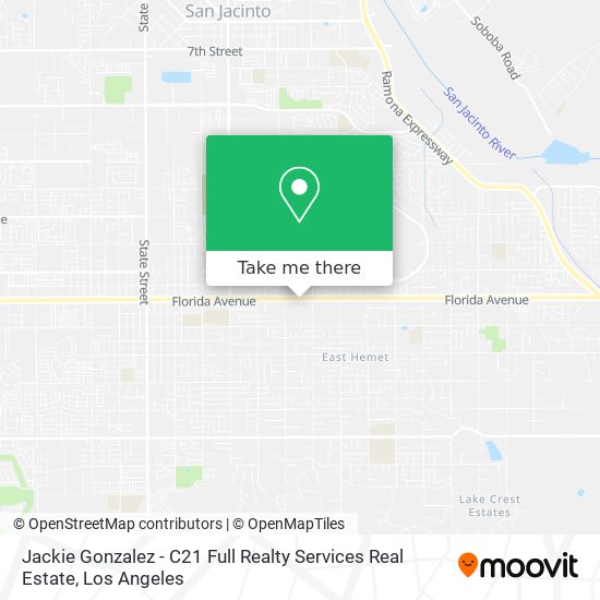 Mapa de Jackie Gonzalez - C21 Full Realty Services Real Estate