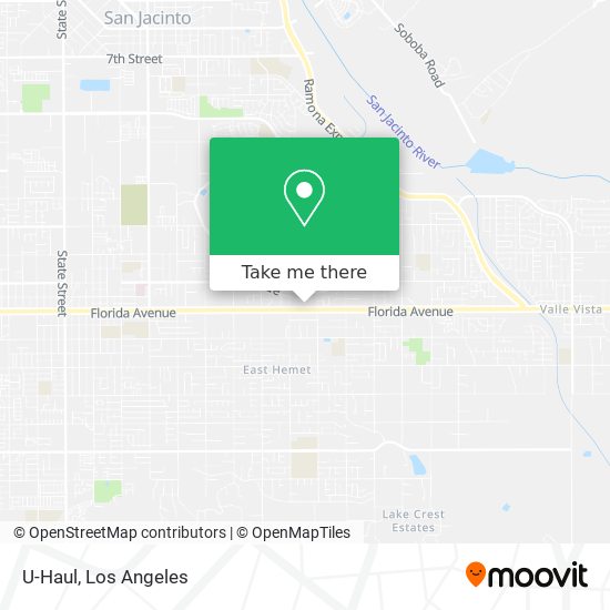 U-Haul map