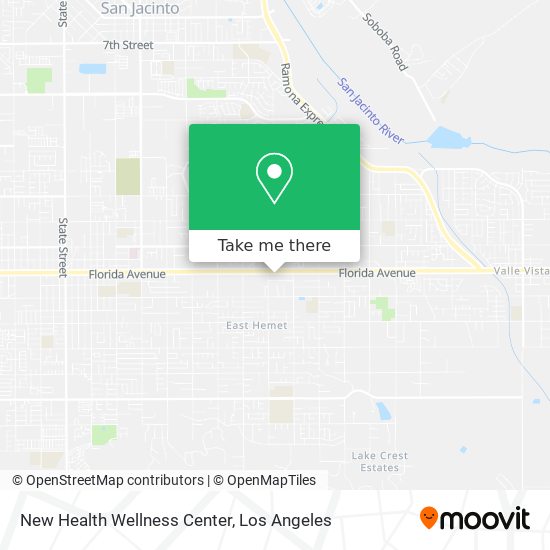 Mapa de New Health Wellness Center