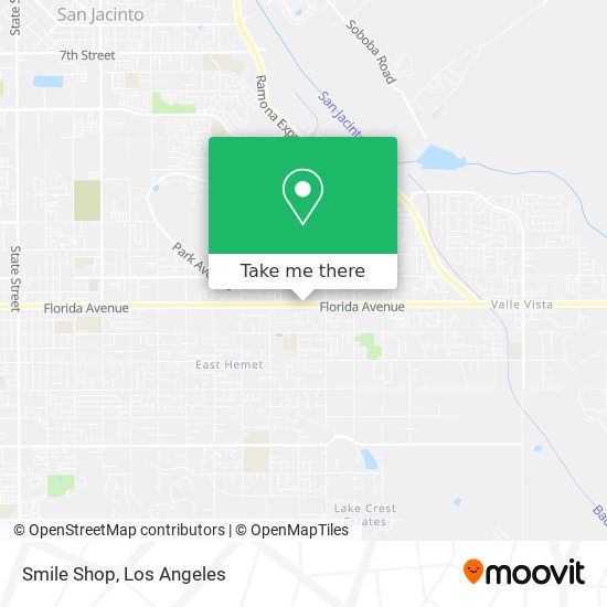 Mapa de Smile Shop
