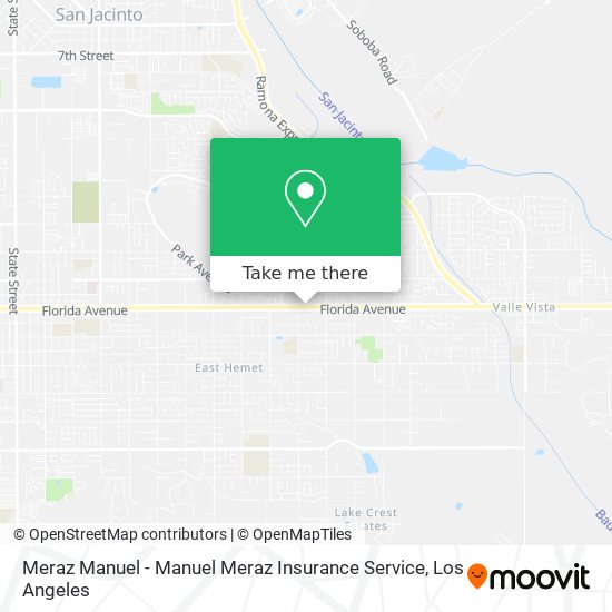 Meraz Manuel - Manuel Meraz Insurance Service map