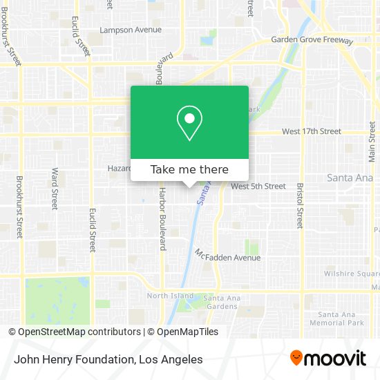 John Henry Foundation map