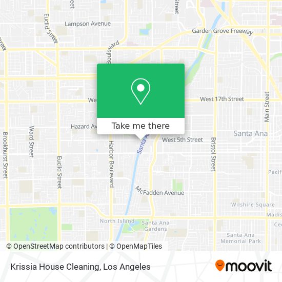 Krissia House Cleaning map