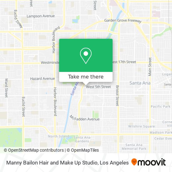 Mapa de Manny Bailon Hair and Make Up Studio
