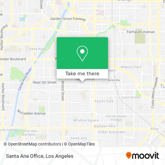 Mapa de Santa Ana Office