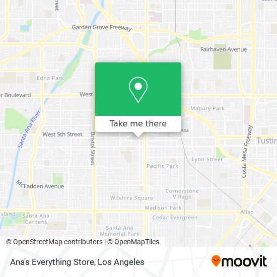 Mapa de Ana's Everything Store