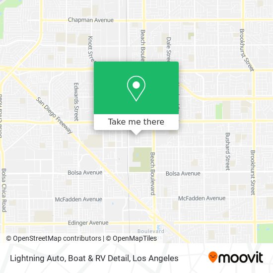 Lightning Auto, Boat & RV Detail map