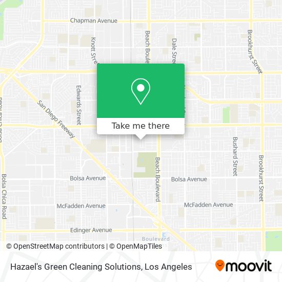 Hazael's Green Cleaning Solutions map