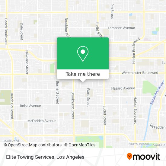 Elite Towing Services map