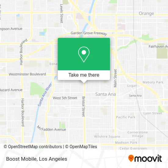 Boost Mobile map