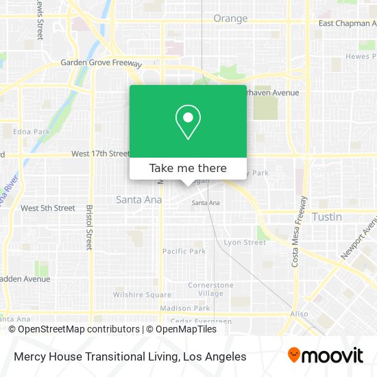 Mercy House Transitional Living map