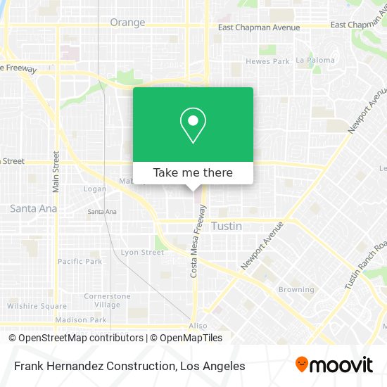 Mapa de Frank Hernandez Construction