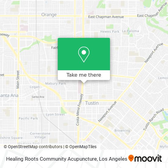 Mapa de Healing Roots Community Acupuncture