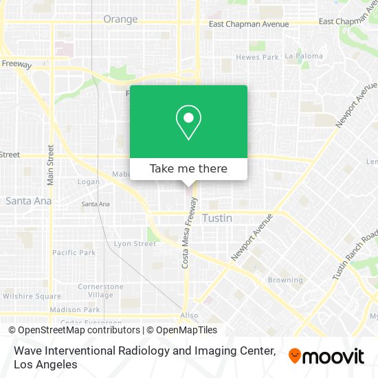 Mapa de Wave Interventional Radiology and Imaging Center