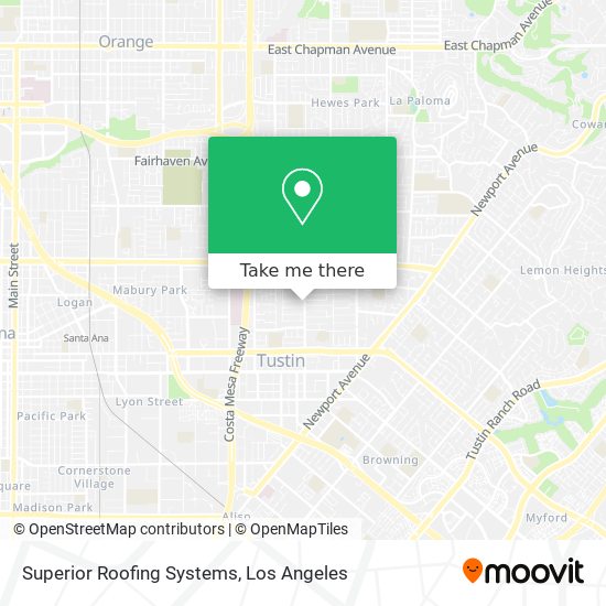 Mapa de Superior Roofing Systems