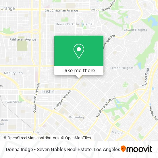 Donna Indge - Seven Gables Real Estate map