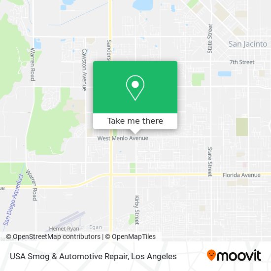 USA Smog & Automotive Repair map