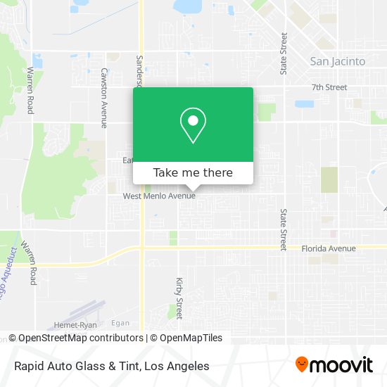 Rapid Auto Glass & Tint map