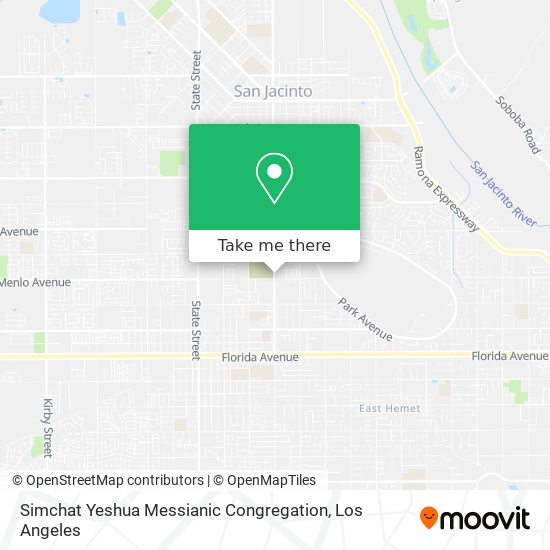 Mapa de Simchat Yeshua Messianic Congregation
