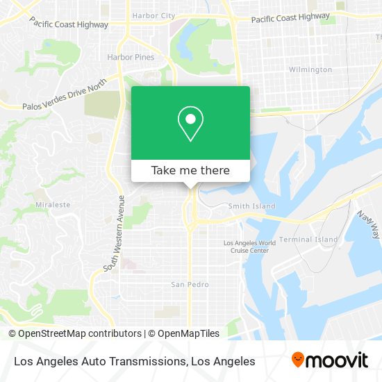 Los Angeles Auto Transmissions map