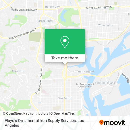 Floyd's Ornamental Iron Supply Services map