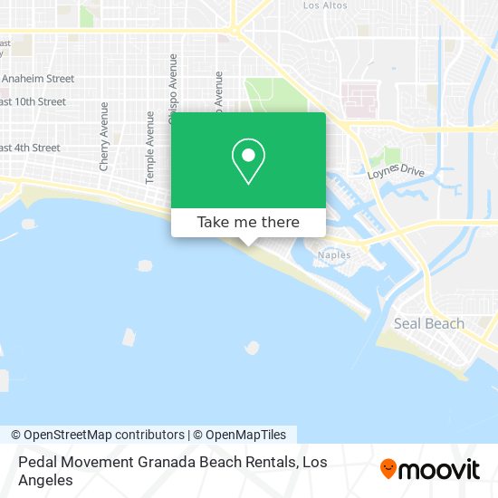 Mapa de Pedal Movement Granada Beach Rentals