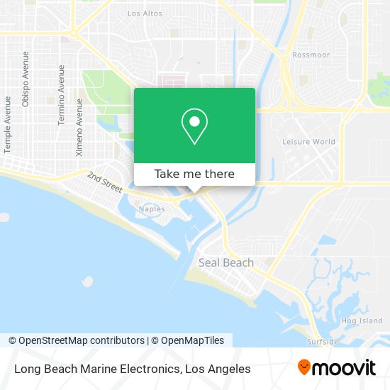 Mapa de Long Beach Marine Electronics