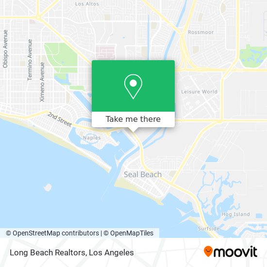 Long Beach Realtors map