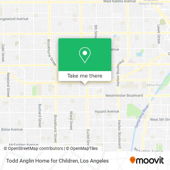 Todd Anglin Home for Children map
