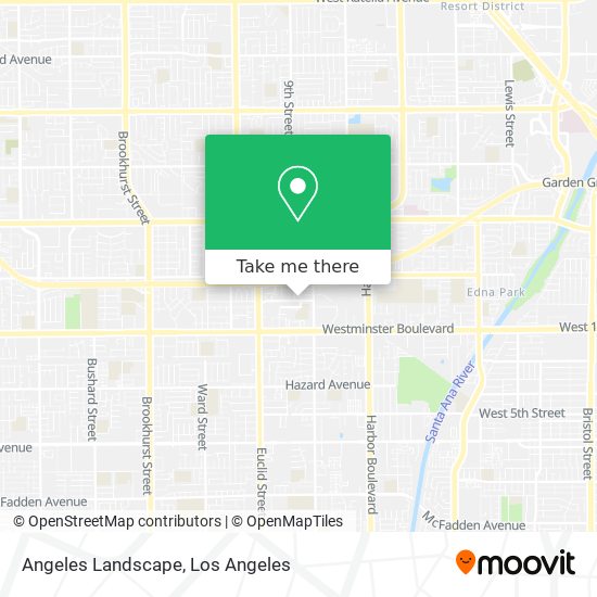 Angeles Landscape map