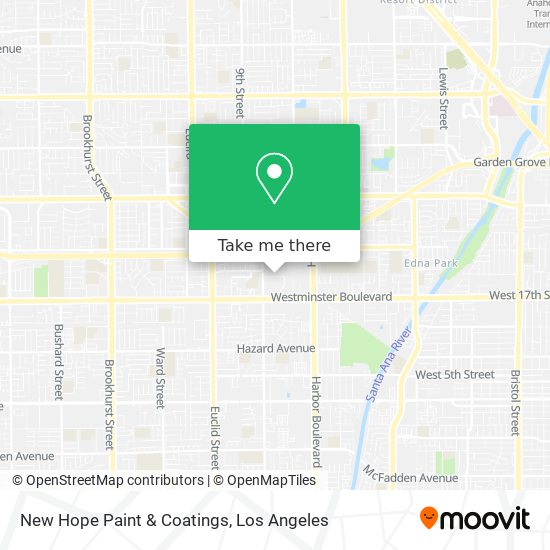 New Hope Paint & Coatings map