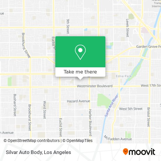 Silvar Auto Body map