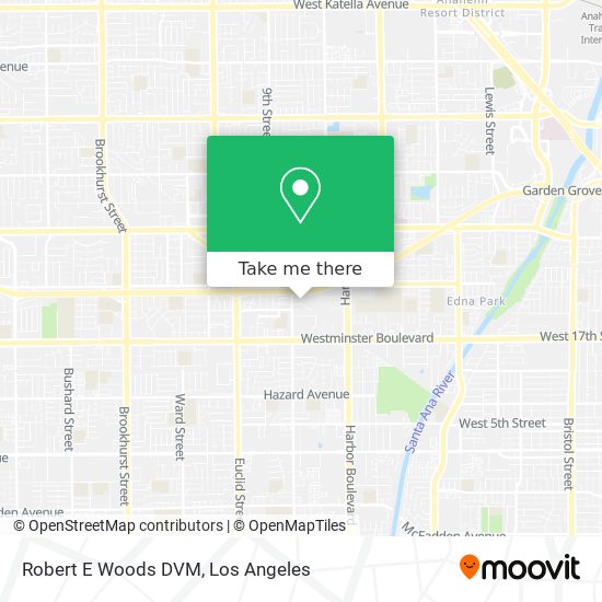 Mapa de Robert E Woods DVM