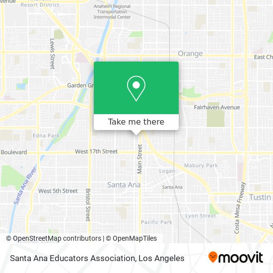 Mapa de Santa Ana Educators Association