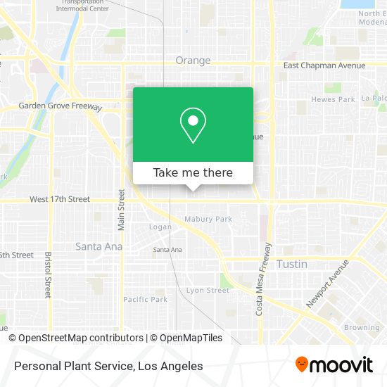 Personal Plant Service map